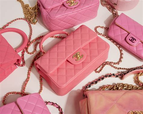 chanel unicolor bag|Chanel pink ref bag.